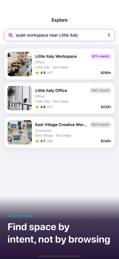 Restspace Is Live — AI-Powered Space Allocation on iOS and Web