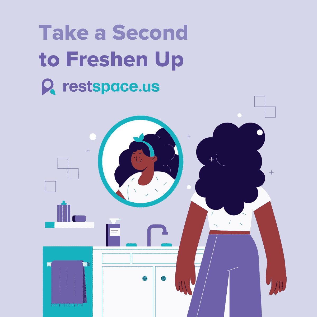 Take a second to freshen up with Restspace
